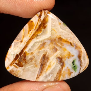 Unieke topkwaliteit 100% natuurlijke wilde paard jaspis hartvorm cabochon losse edelsteen voor het maken van sieraden 50.60 CT 33X39X6 MM GA-3239