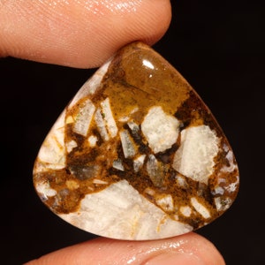 Geweldige Topkwaliteit 100% Natuurlijk Wild Paard Jaspis Hartvorm Cabochon Losse Edelsteen Voor Het Maken Van Sieraden 31.85 Ct 29X30X5 MM GA-3238
