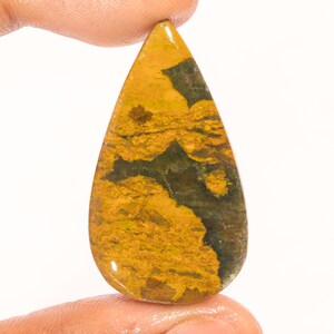 Exclusieve topkwaliteit 100% natuurlijke oceaanjaspis peervorm cabochon losse edelsteen voor het maken van sieraden 38,65 kt 41 x 23 x 6 mm GA-3042