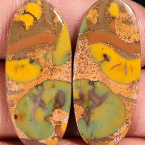 Piedra preciosa suelta de jaspe frutal natural de excelente calidad, forma ovalada, cabujón, para joyería, 19,25 ct, 28 x 12 x 3 mm, GA-16165