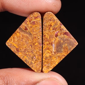 Incrível qualidade superior natural Mariam Japer forma extravagante cabochão pedra preciosa solta para fazer joias 33,70 Ct 28X17X5 MM GA-16122