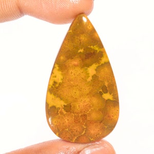 Ongelooflijke topkwaliteit 100% natuurlijke oceaanjaspis peervorm cabochon losse edelsteen voor het maken van sieraden 47.15 ct 47 x 27 x 5 mm GA-3056