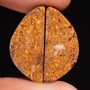 Deslumbrante Top Quality Natural Mariam Japer Fancy Shape Cabochão Pedra Preciosa Solta Para Fazer Joias 23,60 Ct 24X11X5 MM GA-16125