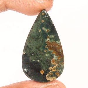 Uitstekende Topkwaliteit 100% Natuurlijke Oceaan Jaspis Peervorm Cabochon Losse Edelsteen Voor Het Maken Van Sieraden 41.20 Ct 42x24x5MM GA-3043
