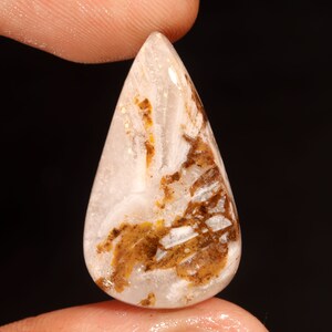 Prachtige topkwaliteit 100% natuurlijke wilde paard jaspis peervorm cabochon losse edelsteen voor het maken van sieraden 23,75 kt 31 x 18 x 6 mm GA-3170