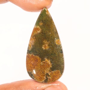 Fantastische Topkwaliteit 100% Natuurlijke Oceaan Jaspis Peervorm Cabochon Losse Edelsteen Voor Het Maken Van Sieraden 36,55 Ct 43x22x5 MM GA-3047