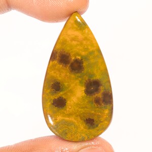 Elegante Topkwaliteit 100% Natuurlijke Oceaan Jaspis Peervorm Cabochon Losse Edelsteen Voor Het Maken Van Sieraden 36.30 Ct 42x23x5 MM GA-3045