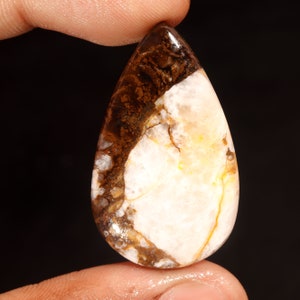 Exclusieve topkwaliteit 100% natuurlijke wilde paard jaspis peervorm cabochon losse edelsteen voor het maken van sieraden 40,00 ct 40 x 24 x 5 mm GA-3180