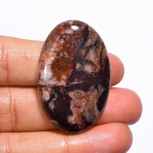 Supreme hoogwaardige kwaliteit 100% natuurlijke jaspiliet ovale cabochon losse edelsteen voor het maken van sieraden 49,5 kt. 38 x 25 x 7 mm GA-1282