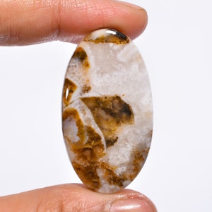 Elegant Top Grade Quality 100% Natural Wild Hourse Jasper Oval Cabochon Loose Gemstone For Making Jewelry 47 Ct. 40X23X6 mm GA-592