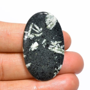 Oogverblindende hoogwaardige kwaliteit 100% natuurlijke Chinese schriftjaspis ovale cabochon losse edelsteen voor het maken van sieraden 32 kt. 37 x 22 x 5 mm GA-889