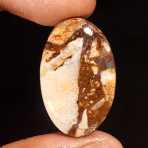 Uitstekende topkwaliteit 100% natuurlijke wilde paard jaspis ovale vorm cabochon losse edelsteen voor het maken van sieraden 31.20 kt 32 x 20 x 6 mm GA-3191