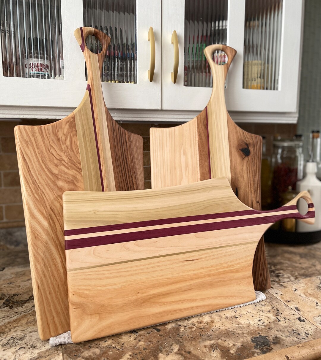 Handmade Hardwood Charcuterie Board: Vegan-friendly Serving Tray - Etsy