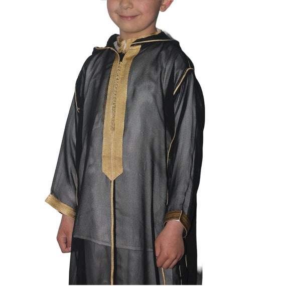 Jabador marocain avec djellaba 3 pieces de jabador caftan marocain pour garcon Etsy France