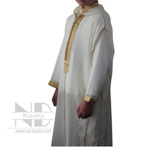 Moroccan jabador with djellaba, 3 pieces jabador, Moroccan kaftan for boys