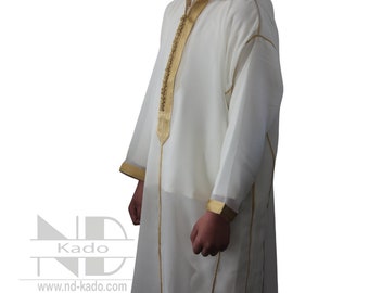 Moroccan jabador with djellaba, 3 pieces jabador, Moroccan kaftan for boys