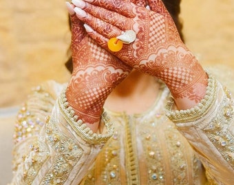 Henna ring, amazigh jewelry, Tradition jewelry