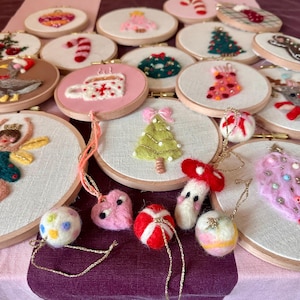 Stickbilder Filzbilder Weihnachtskollektion limitiert