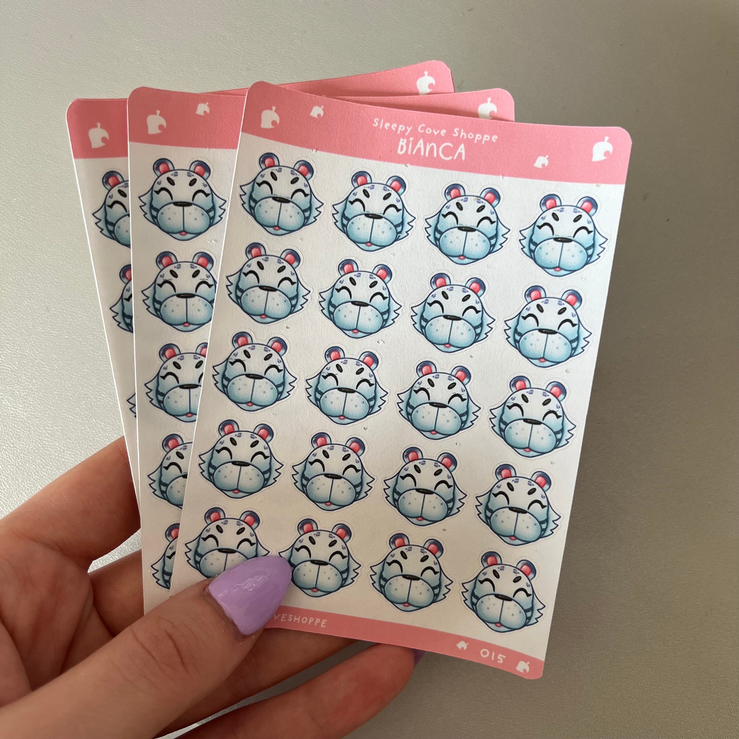 ACNH Bianca Sticker Sheet Planner Stickers Etsy