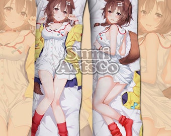 Dakimakura - Inugami Korone Hololive Anime Body Pillow Cover Case 150x50cm | 120x40cm