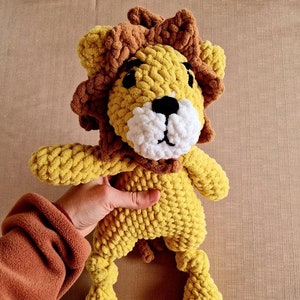 Leo the Lion, Amigurumi crochet pattern for a lion – soft toy, instructions, decoration, gift idea