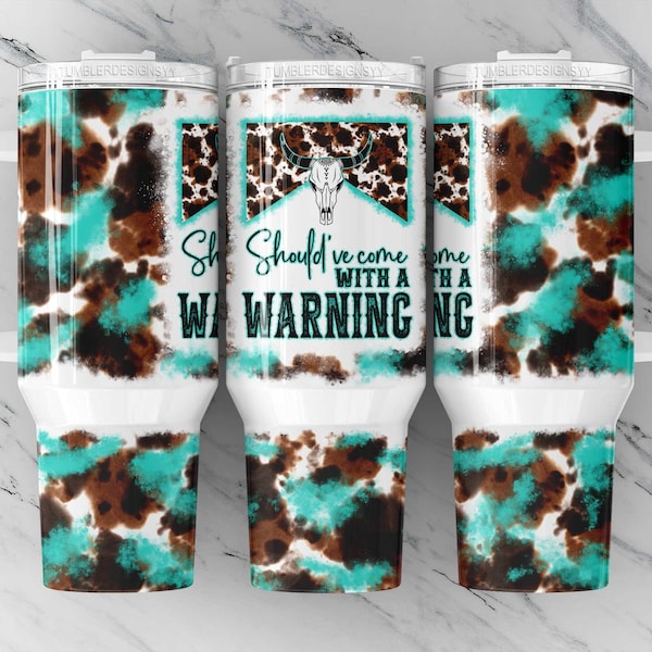 Country Music 40oz Quencher Tumbler Wrap, Sublimation Design, Western 40 oz Tumbler Wrap PNG, Instant File, Digital Download