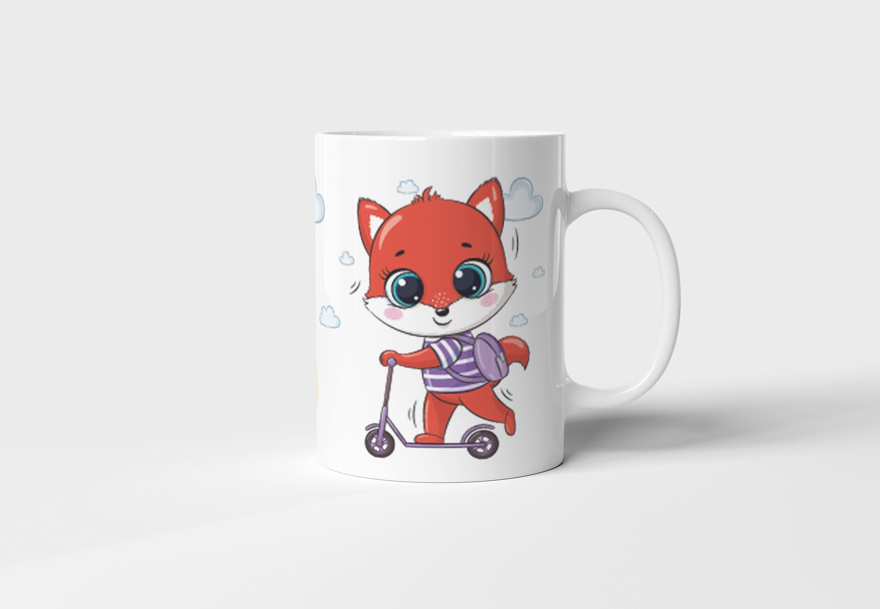 Cl 008 Mug/Tasse Gobelet Enfant Incassable & Personnalisable - Idée Cadeau Personnalisé Prénom Renar
