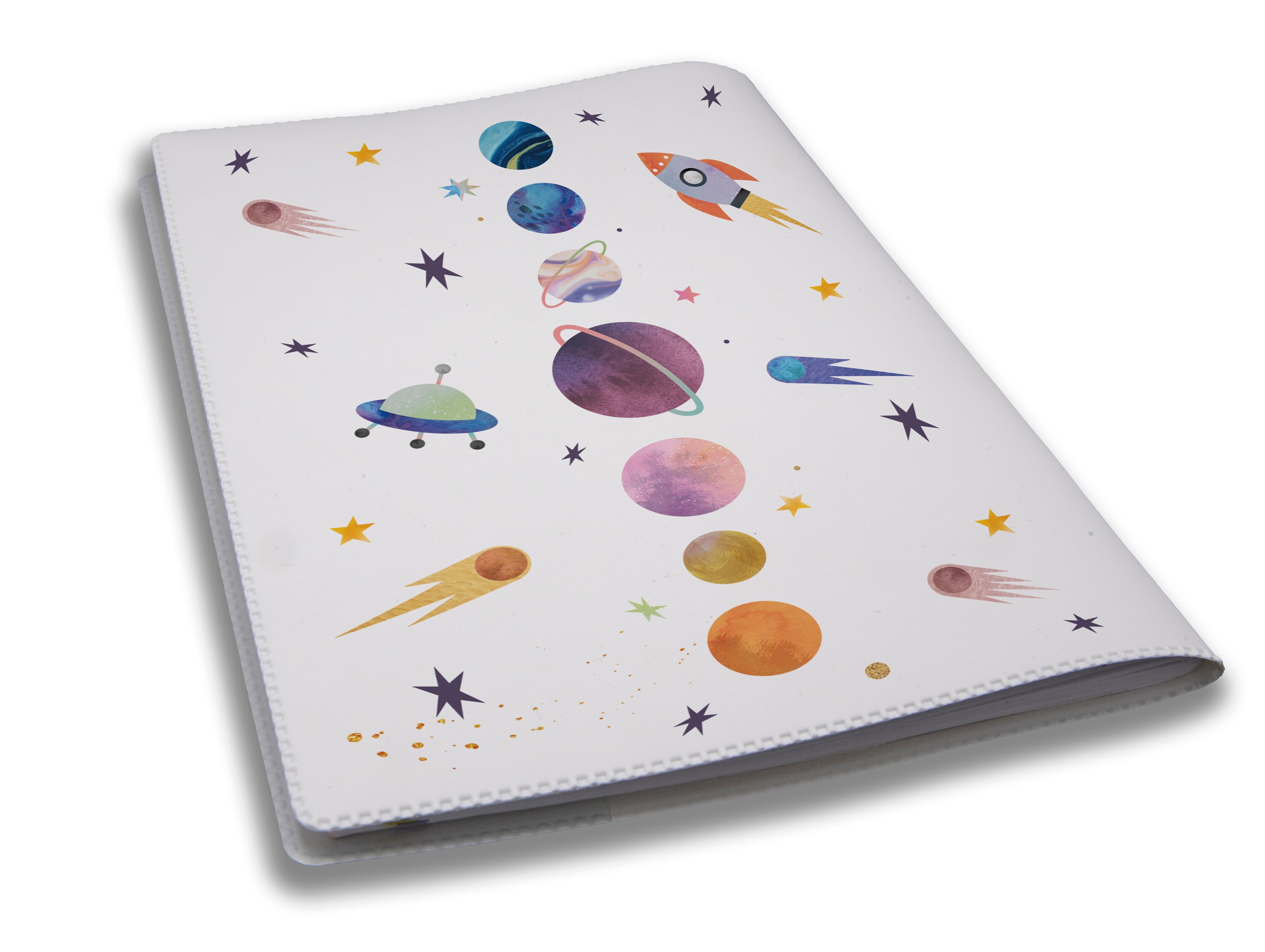 Protège-carnet De Santé Personnalisé Fusée – Cadeau Naissance Original, Fait En France