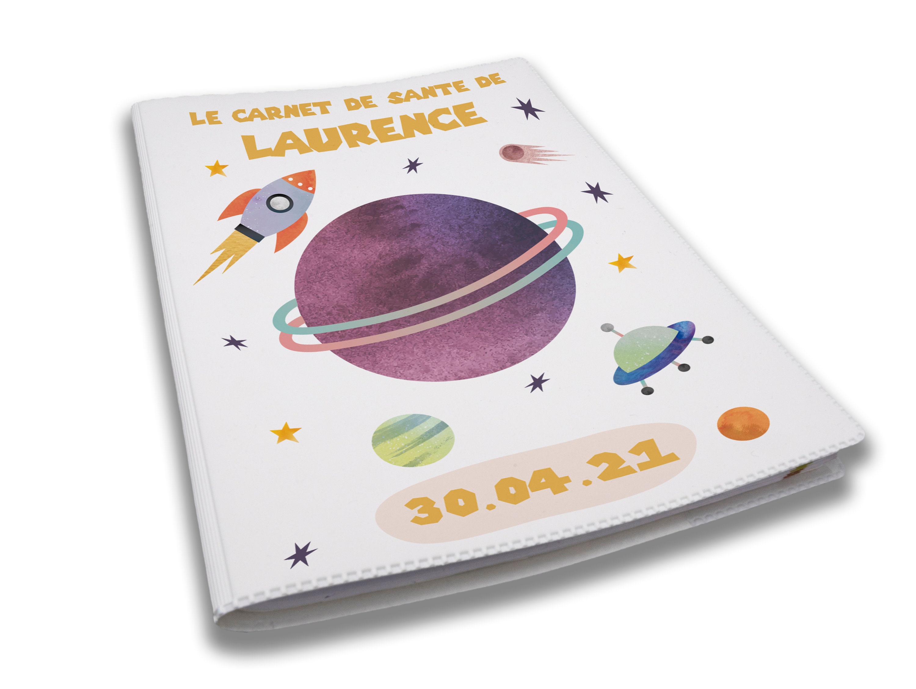 Protège Carnet De Santé Personnalisé - Animaux De La Forêt - Syana