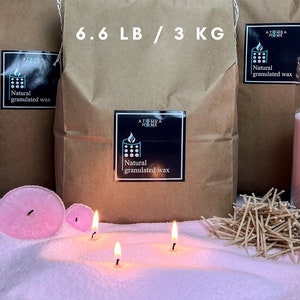 9.92lb 50 Wicks Candle Sand Wax Sand Candle Powder Candle Pearls