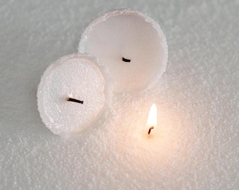 Sand Wax Candle: White Candle Pearls, Wedding Centerpiece Decor (20.5lb + 150 Wicks)