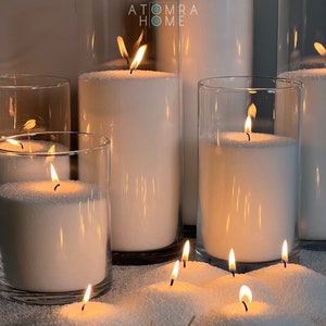 Candle Sand Candle Pearled Candle Sand Wax Candle White Candle Wedding Decor Candle Wholesale Granulated Wax Sand Wicks