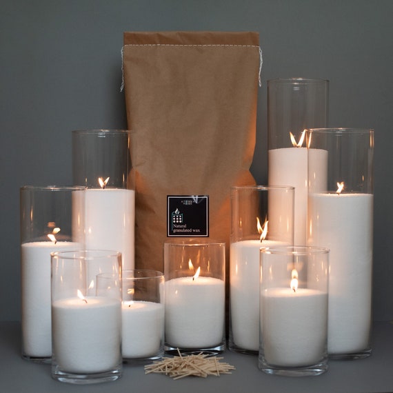 Wood Candle Wicks With Holders 50 Pack 7 Sizes Natural Candle Wick -   Denmark