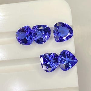 Tanzanite Heart Cut Gemstone 3.90 Ct - December Birthstone