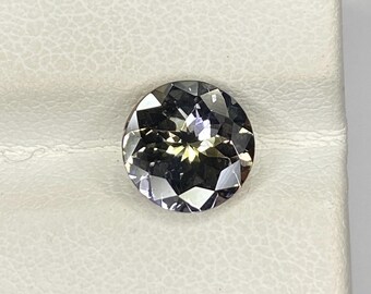 1.80 Carat Round Tanzanite Gemstone, Multi Color, Non Heated