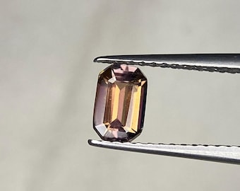 Natural Tanzanite zoisite gemstone 0.65 Ct Emerald Cut Octagon 6 X 4 mm