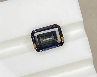 Natural Zoisite Tanzanite Stones, MUlti shades Color 1  Carat, Octagon cut size 5 X 6.70  mm