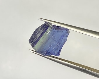 Natural Tanzanite Rough Crystal | Raw Blue-Green Zoisite | Untreated Gemstone for Jewelry Making & Collectors