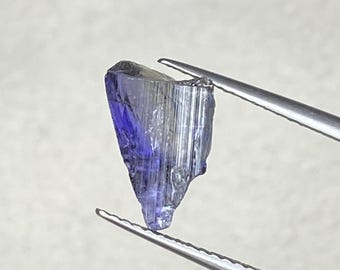 Natural Tanzanite Rough 2.80 Ct | Raw Violet Blue Tanzanite Crystal | Uncut Tanzanite Gemstone | Tanzanian Gemstone | Lapidary Rough