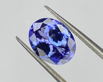 Natural Tanzanite Gemstone | 2.60 CT Oval Cut 8 X 10.20 mm color AA+