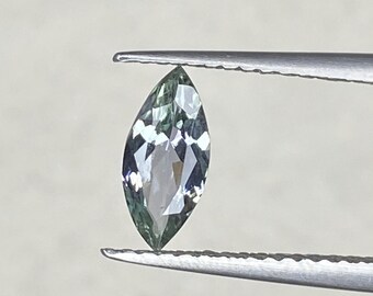 Natural Zoisite Tanzanite Stones, Green Color 0.60 Carat, Marquis cut 3.90 X 8.55 mm