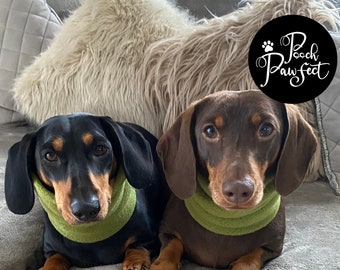 Luxury Custom-Made Dog Snood Winter Neck-Warmer by Pooch Pawfect