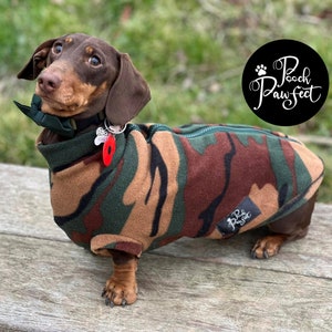 IVDD Taxfleece med dragkedja från Pooch Pawfect