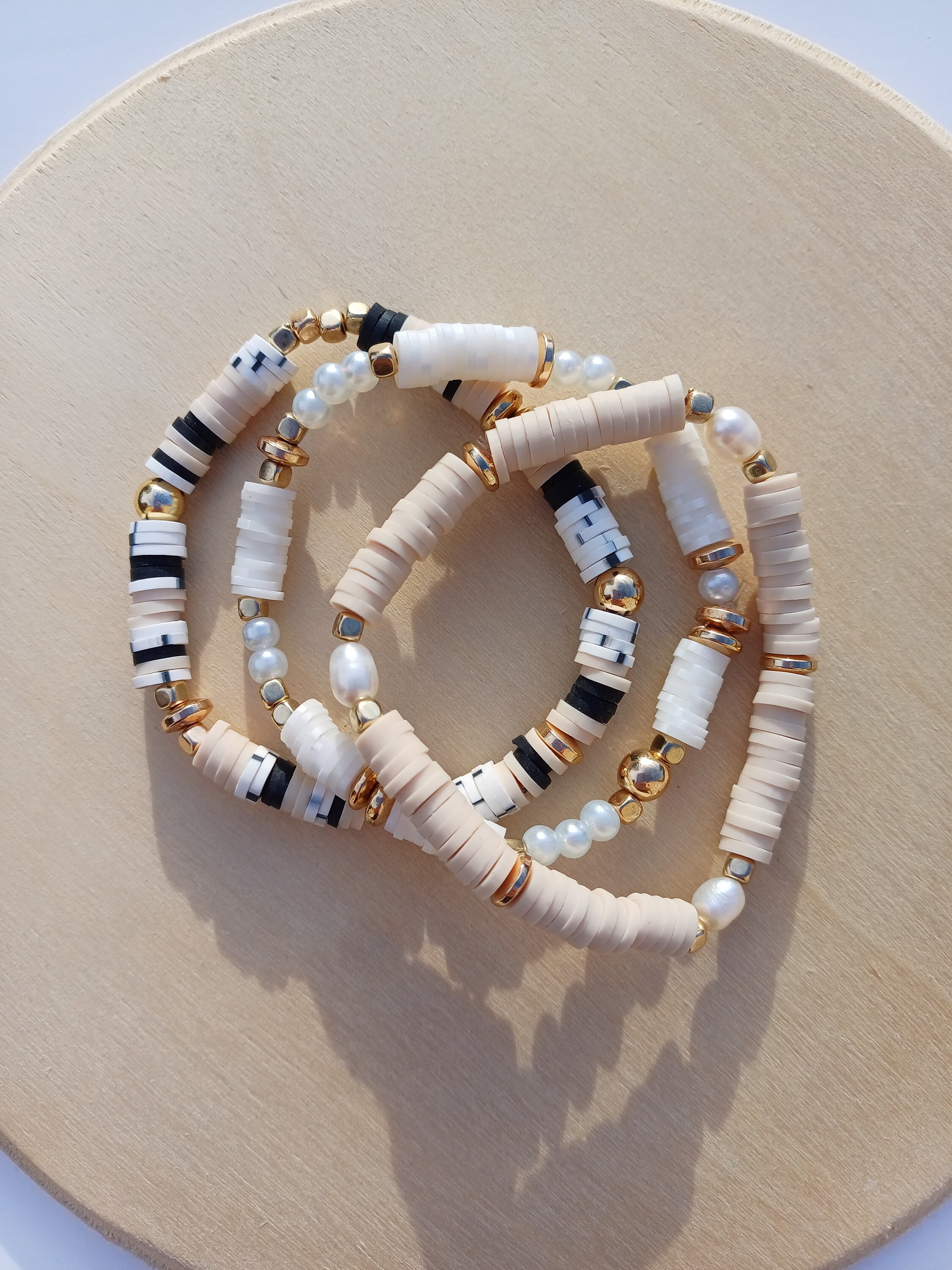 Ensemble De Bracelets Manchette Larges Empilables Dorés - Motif Vintage Boho