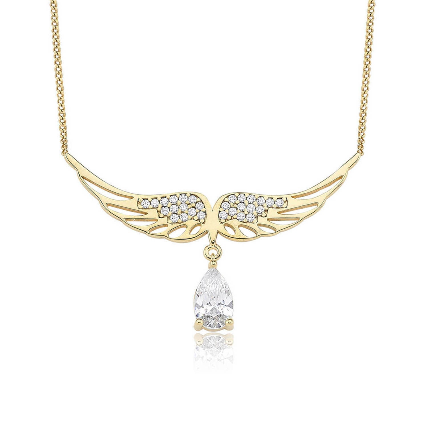 Archangel Wings Necklace Sterling Silver Gemstone Handmade - Etsy