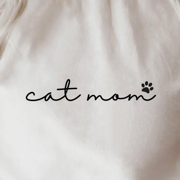 Cat Mom SVG PNG PDF, Mom Svg, Cat Svg, Mom Shirt Svg, Mother's Day Svg, Svg for Shirts, Cat Lovers Svg, Mug Svg, Svg Design for Cricut