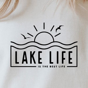 Lake Life SVG: Summer Vacation Vibes Graphic (Digital Download)