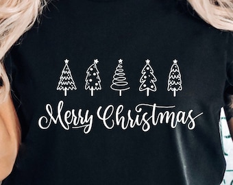 Merry Christmas Svg, Christmas Svg, Christmas Trees Svg, Christmas Quote Svg, Christmas Shirt Svg, Holiday Svg, Christmas Tree Png Bundle