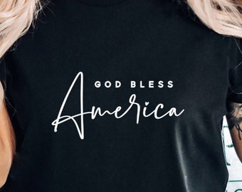 God Bless America SVG PNG PDF, 4th of July Svg, Patriotic Svg, Independence Day Svg, Mom Life Svg, Memorial Day Svg Dxf Eps Png, Silhouette