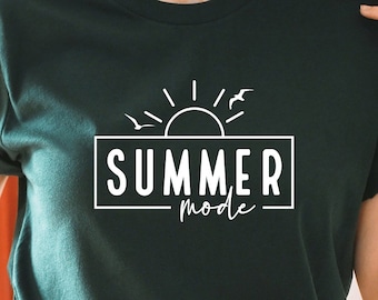 Summer Mode SVG: Vacation Shirt Design, Beach Vibes (Digital File)